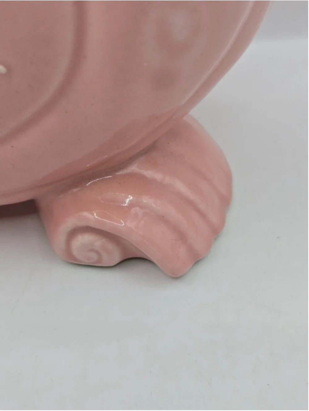 Mauve Seashell Planter, McCoy Pottery USA, MCM, Midcentury, Shell Pot Vintage